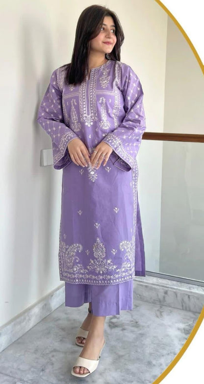 Embroidered Lawn 2Pcs D-41