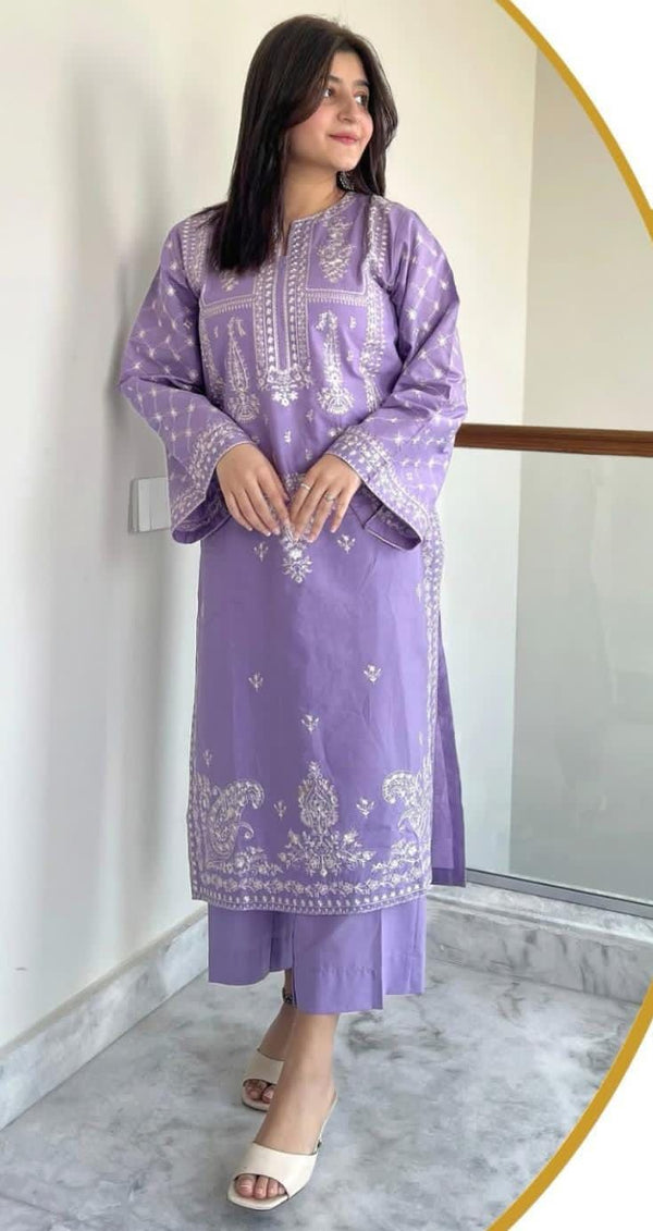 Embroidered Lawn 2Pcs D-41