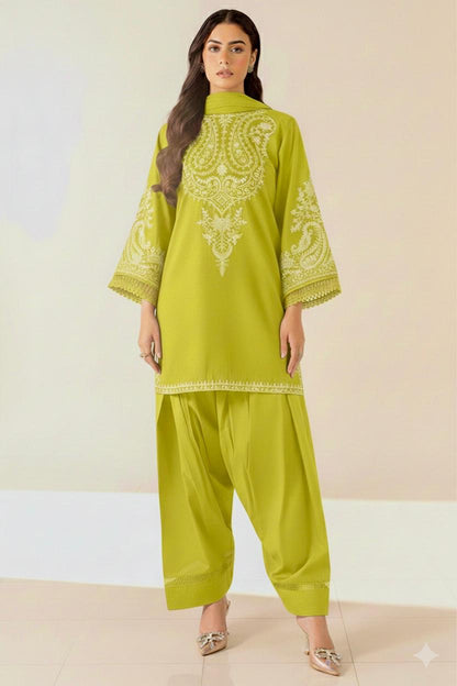Embroidered Lawn 2Pcs D-29