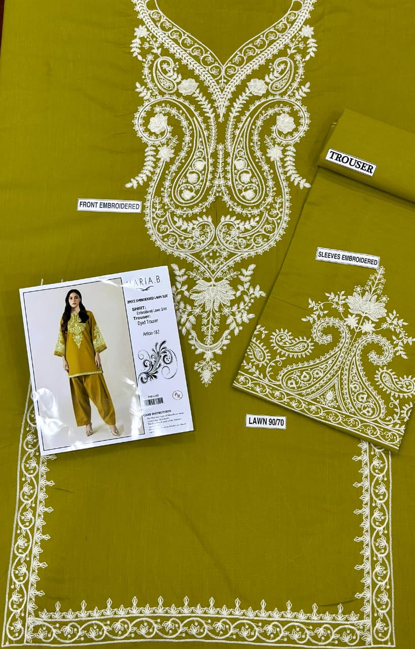 Embroidered Lawn 2Pcs D-29