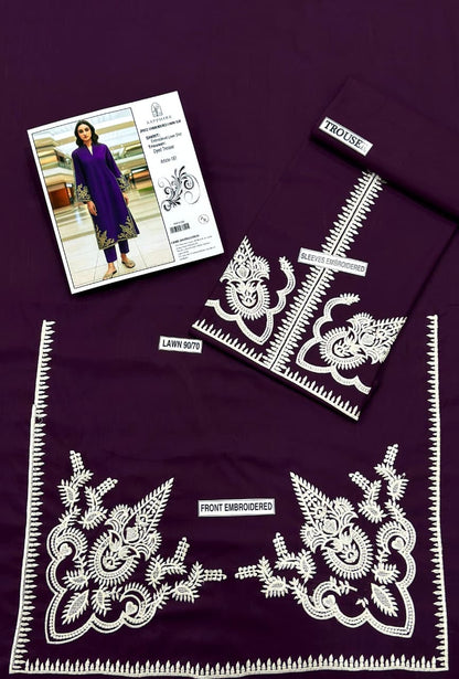 Embroidered Lawn 2Pcs D-27