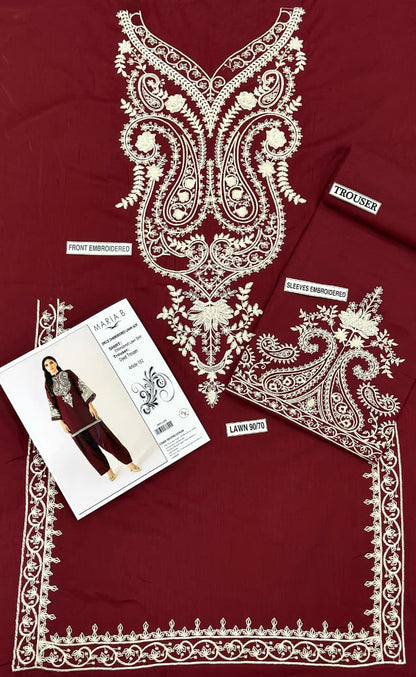 Embroidered Lawn 2Pcs D-24