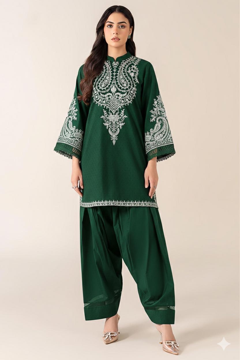 Embroidered Lawn 2Pcs D-23