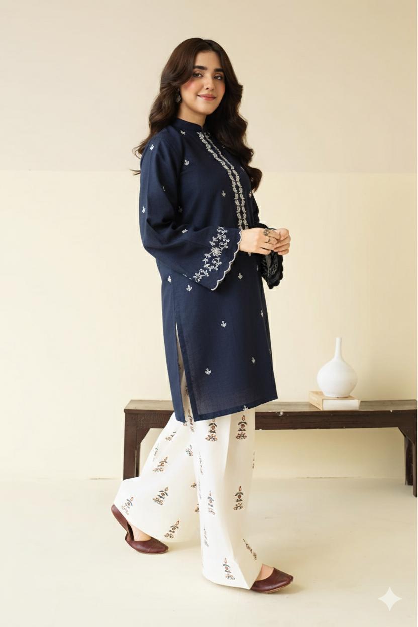 Embroidered Lawn 2Pcs D-13