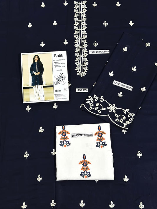 Embroidered Lawn 2Pcs D-13