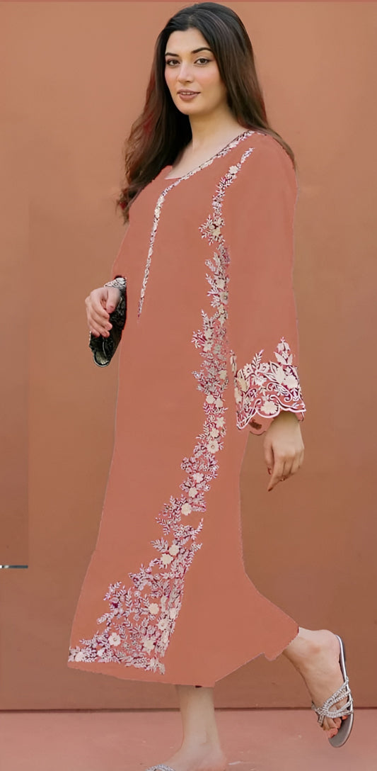 Embroidered Dhanak 2 Piece D-18