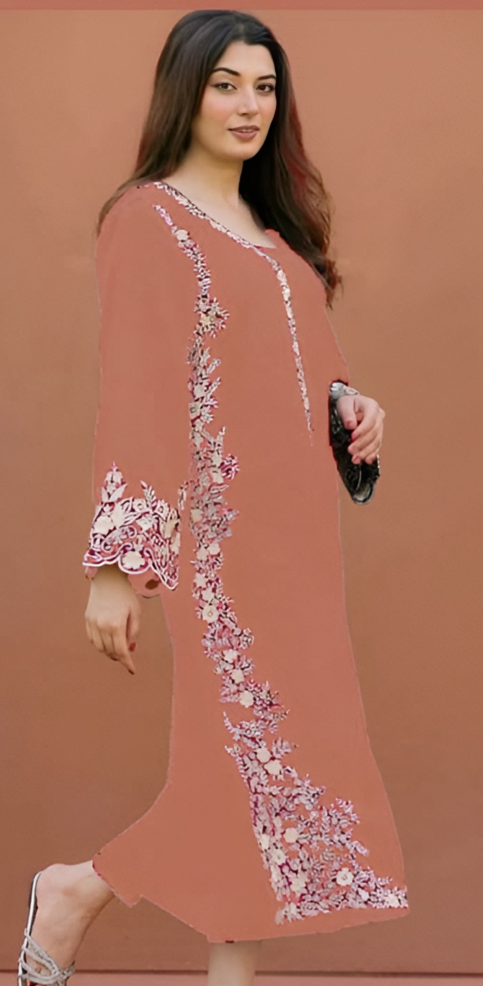 Embroidered Dhanak 2 Piece D-18