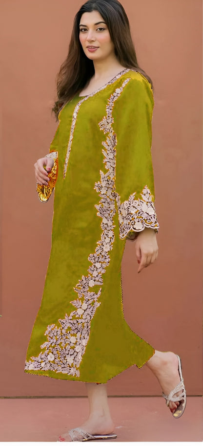 Embroidered Dhanak 2 Piece D-19