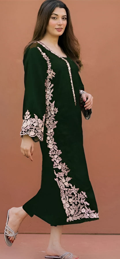 Embroidered Dhanak 2 Piece D-20