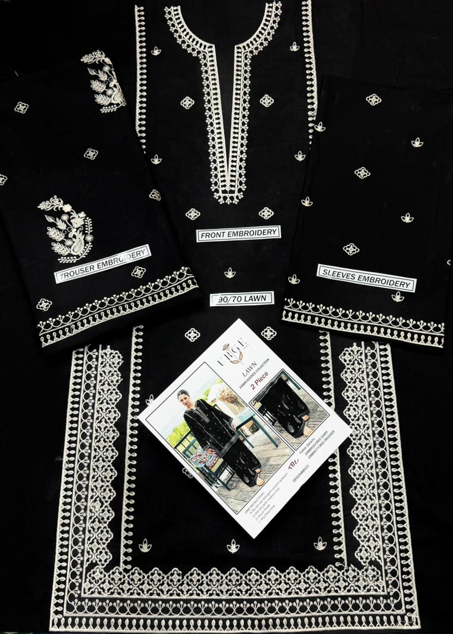Embroidered Lawn 2Pcs D-6
