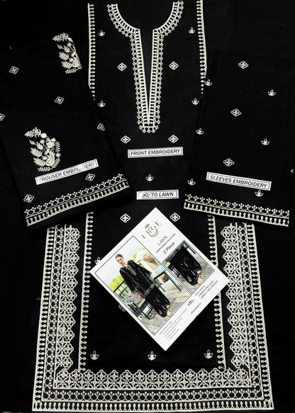 Embroidered Lawn 2Pcs D-6