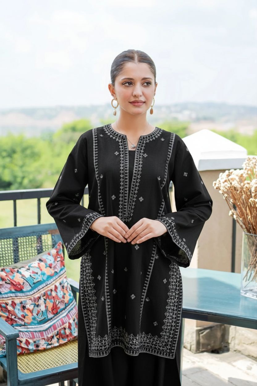 Embroidered Lawn 2Pcs D-6