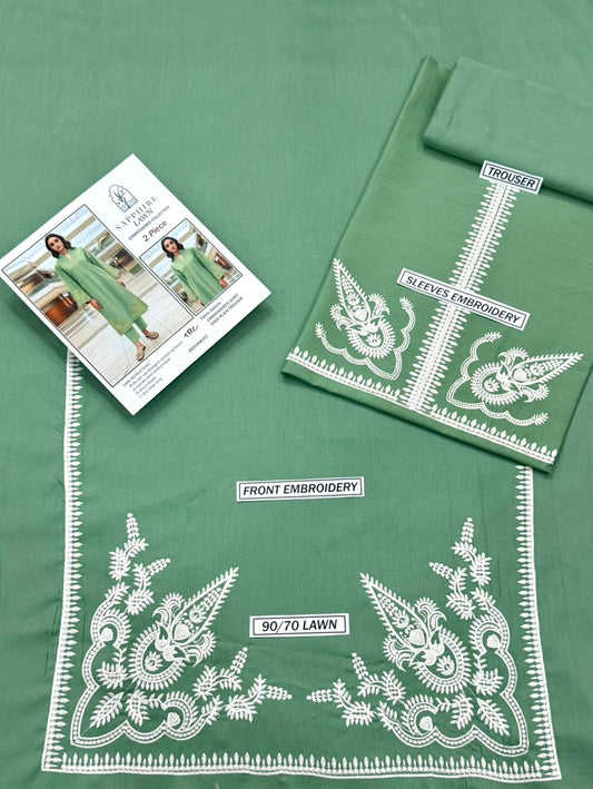 Embroidered Lawn 2Pcs D-8