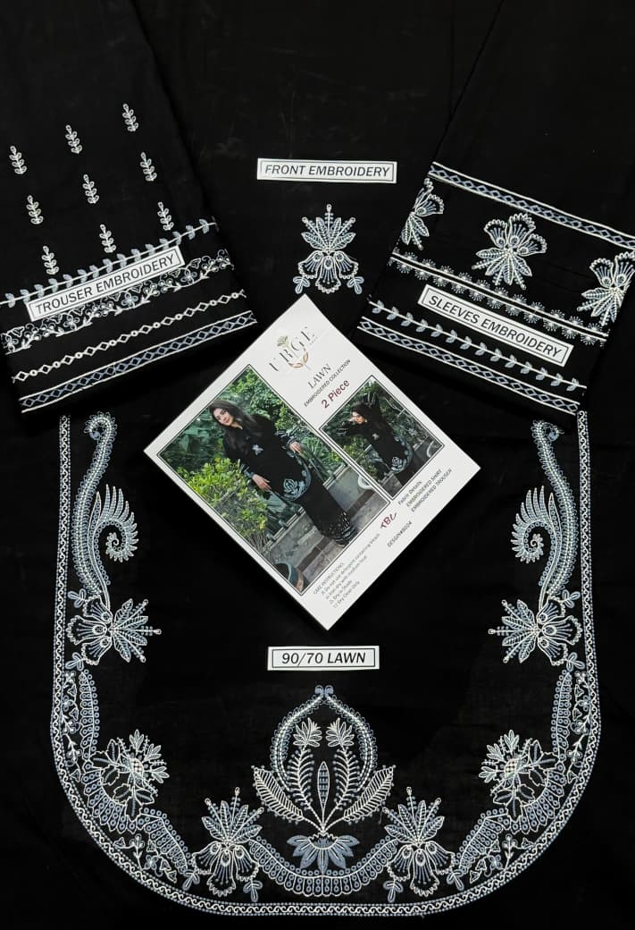 Embroidered Lawn 2Pcs D-52