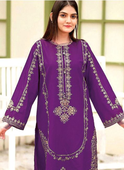 Embroidered Lawn 2Pcs D-12