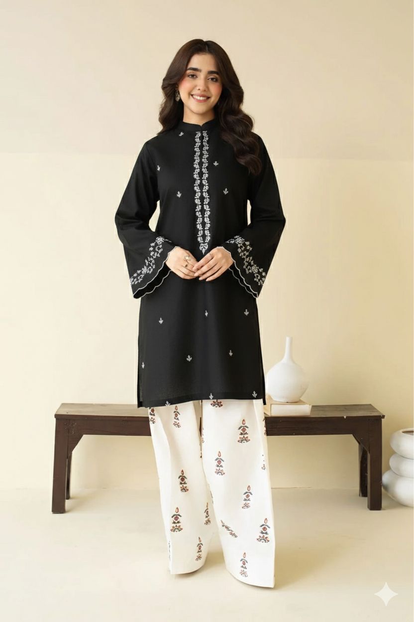 Embroidered Lawn 2Pcs D-14