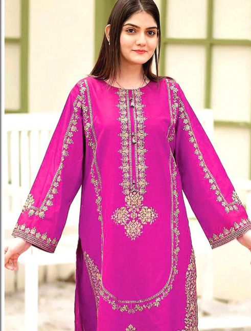 Embroidered Lawn 2Pcs D-16