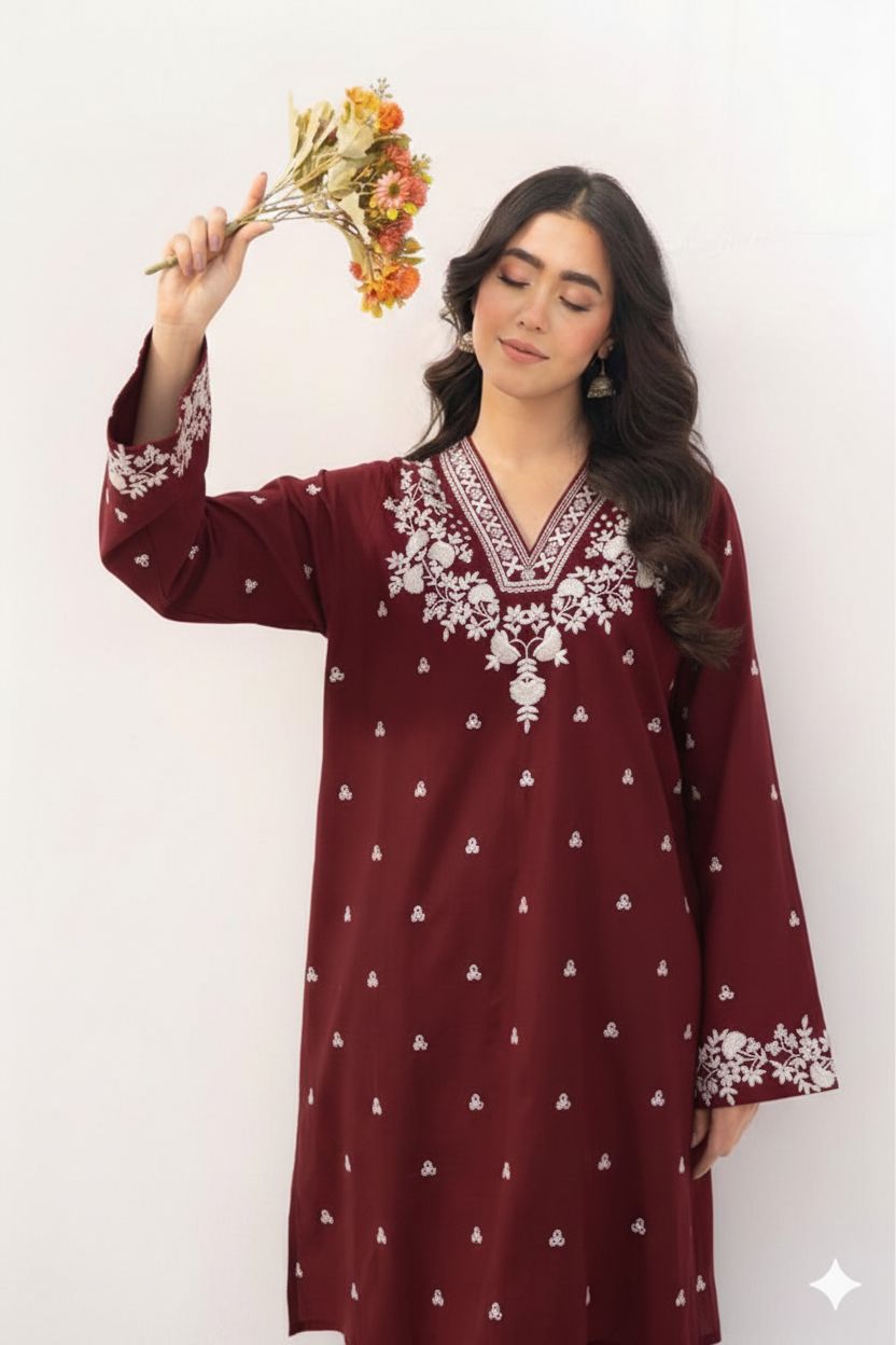 Embroidered Lawn 2Pcs D-35