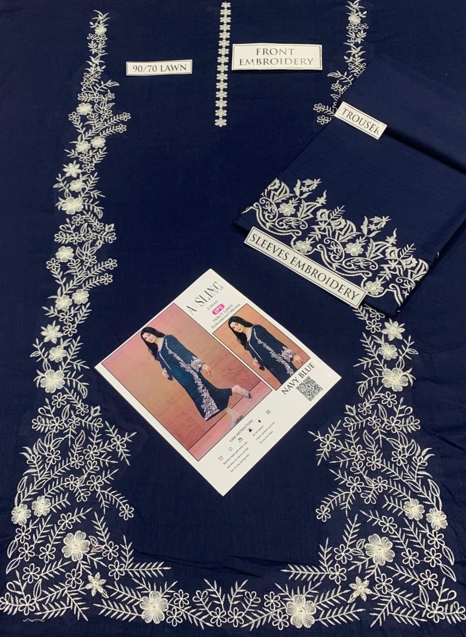 Embroidered Lawn 2Pcs D-39