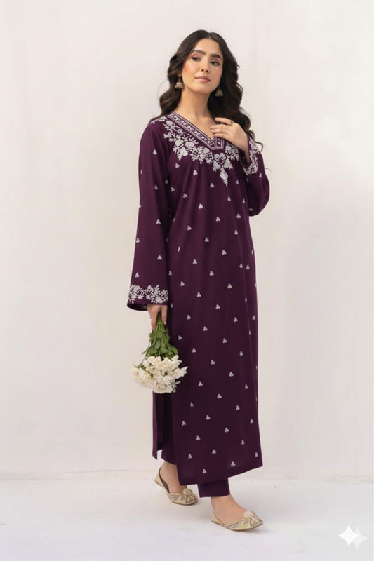 Embroidered Lawn 2Pcs D-42