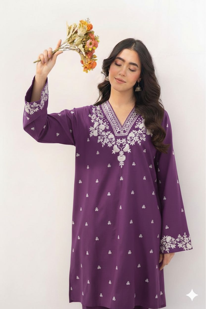 Embroidered Lawn 2Pcs D-42