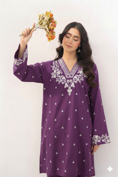 Embroidered Lawn 2Pcs D-42
