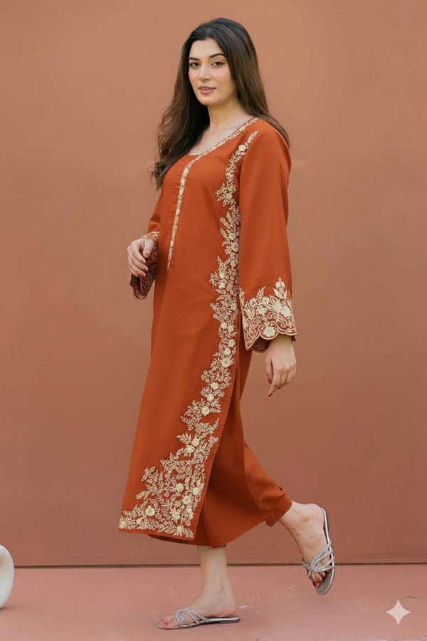 Embroidered Lawn 2Pcs D-43