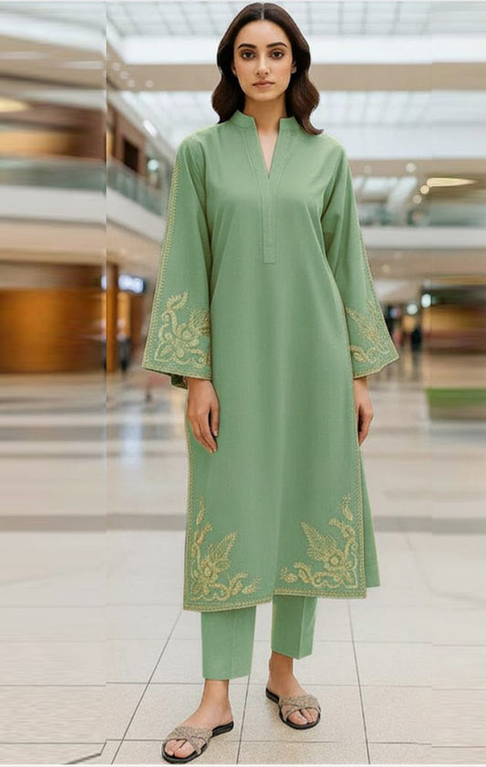 Embroidered Lawn 2Pcs D-48