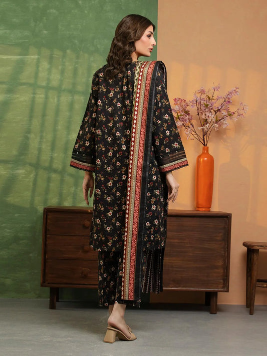 Edenrobe Lawn 3-Piece - Printed Trouser