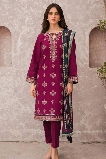 Embroidery Lawn 3 Pcs D-45