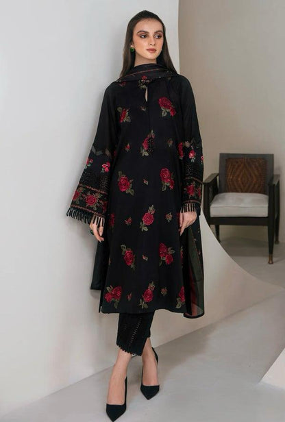Embroidery Lawn 3 Pcs D-46