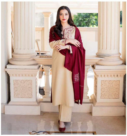 Embroidery Lawn 3 Pcs D-73