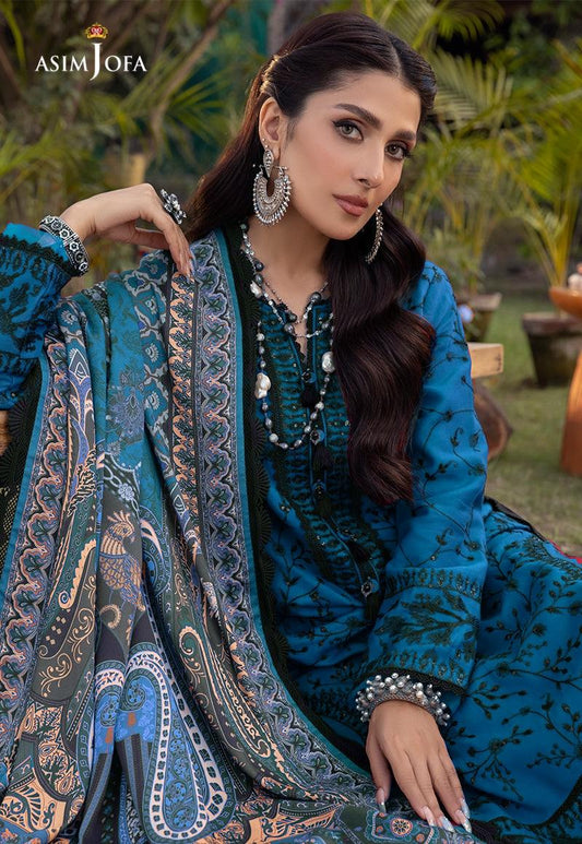 Embroidery Lawn 3 Pcs D-74