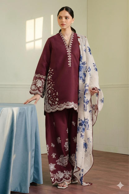 Embroidery Lawn 3 Pcs D-79