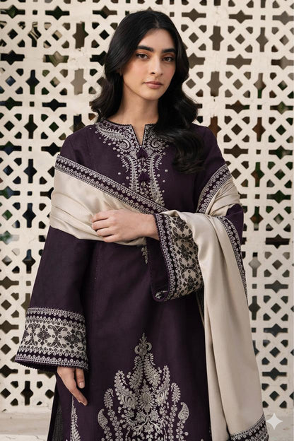 Embroidery Lawn 3 Pcs D-80