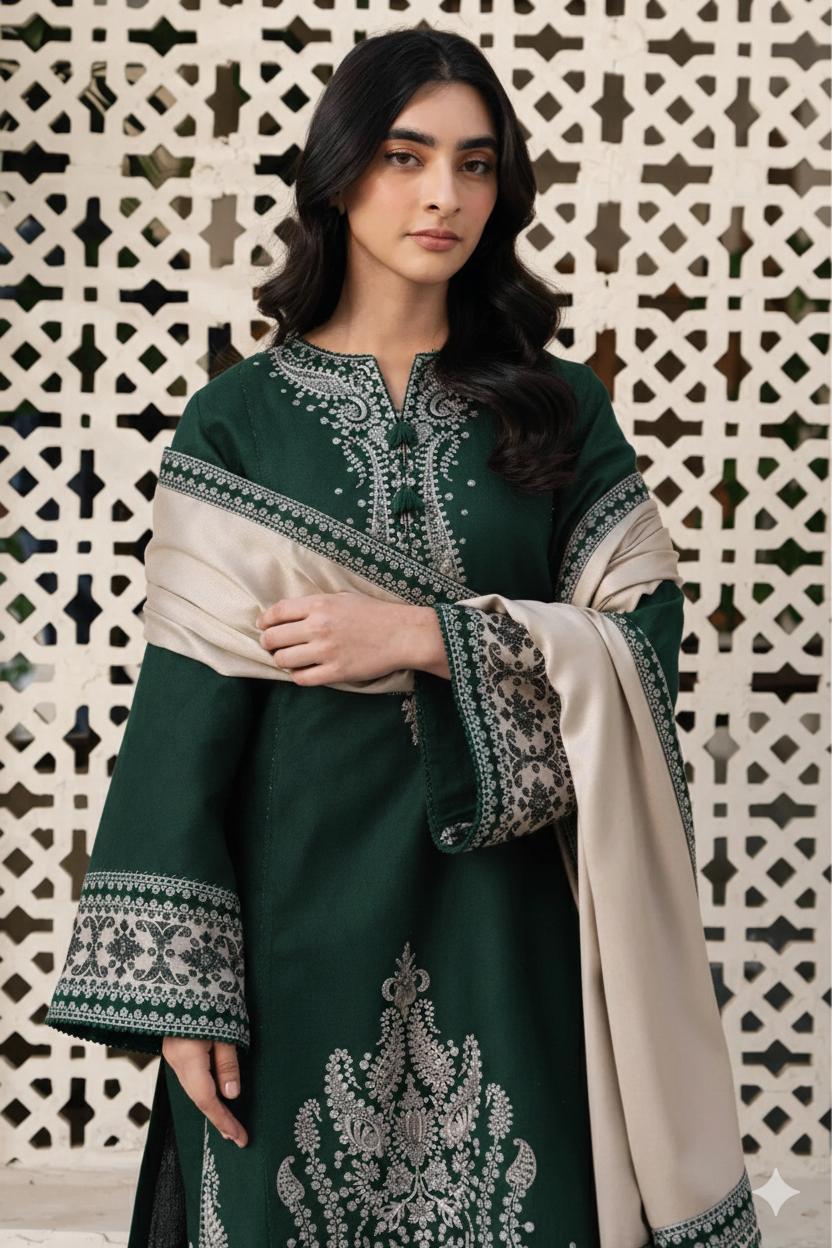 Embroidery Lawn 3 Pcs D-81