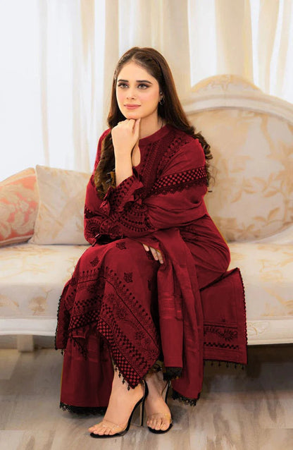 Embroidery Lawn 3 Pcs D-83