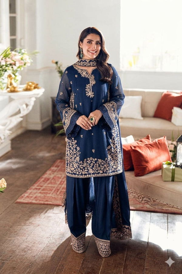 Embroidery Lawn 3 Pcs D-90