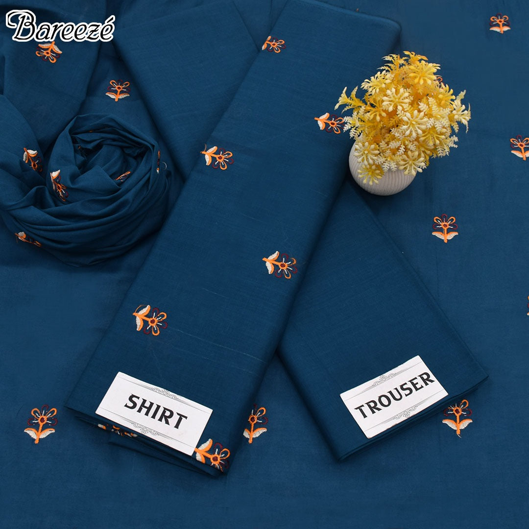 Bareeze Embroidered 2-Piece Lawn D-7