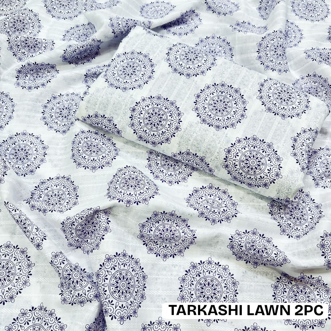 Tarkashi Printed Lawn 2PC D-9