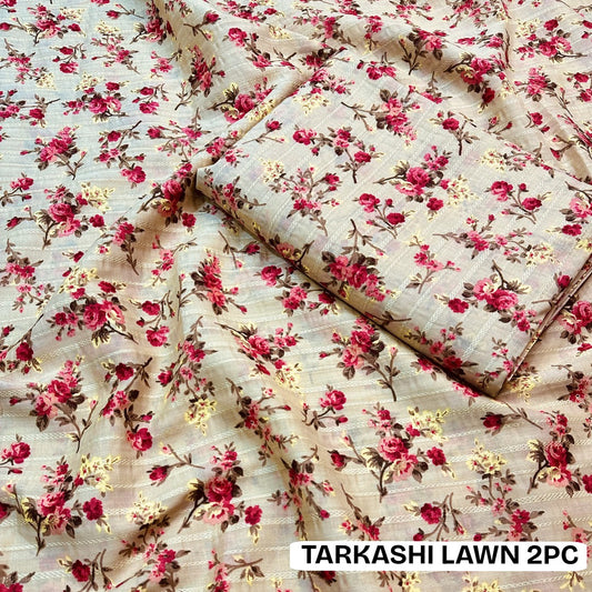 Tarkashi Printed Lawn 2PC D-13