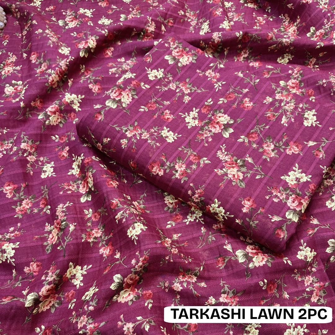 Tarkashi Printed Lawn 2PC D-4