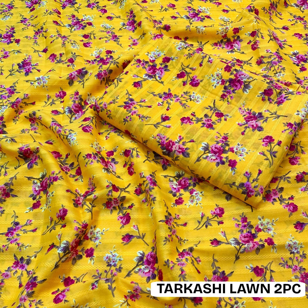 Tarkashi Printed Lawn 2PC D-7