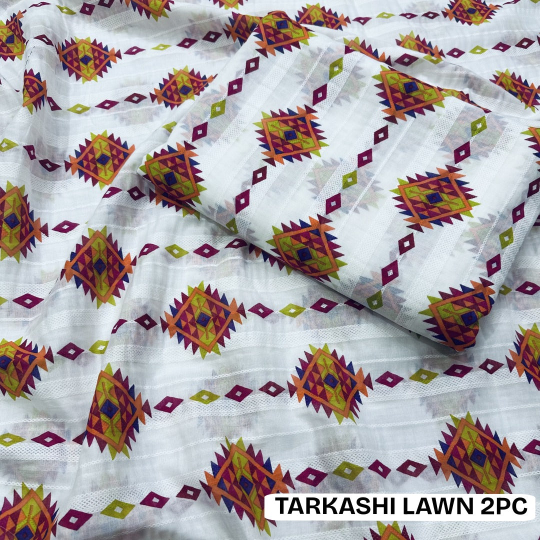 Tarkashi Printed Lawn 2PC D-2