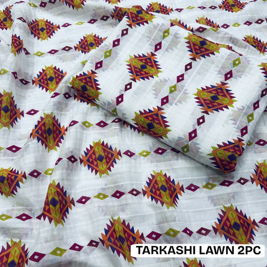 Tarkashi Printed Lawn 2PC D-2