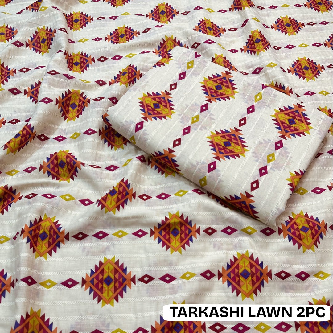 Tarkashi Printed Lawn 2PC D-3