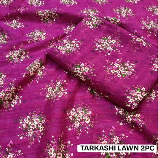 Tarkashi Printed Lawn 2PC D-6
