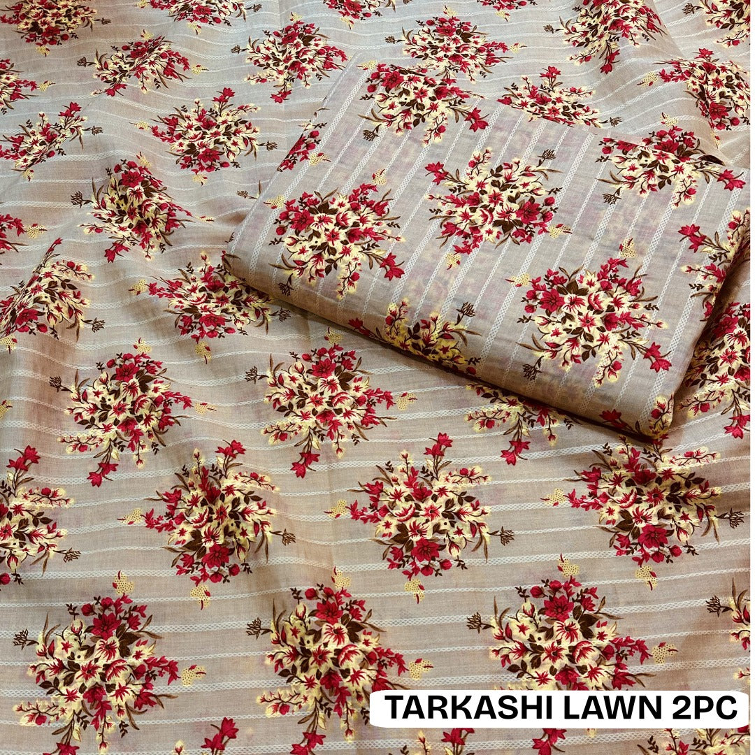 Tarkashi Printed Lawn 2PC D-14