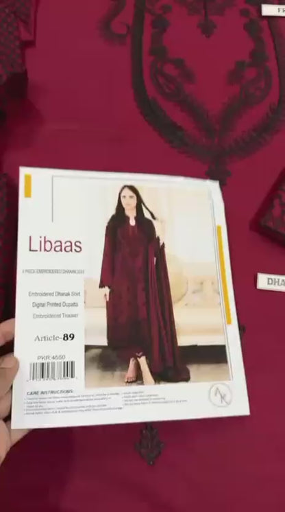 Embroidered Dhanak D-55