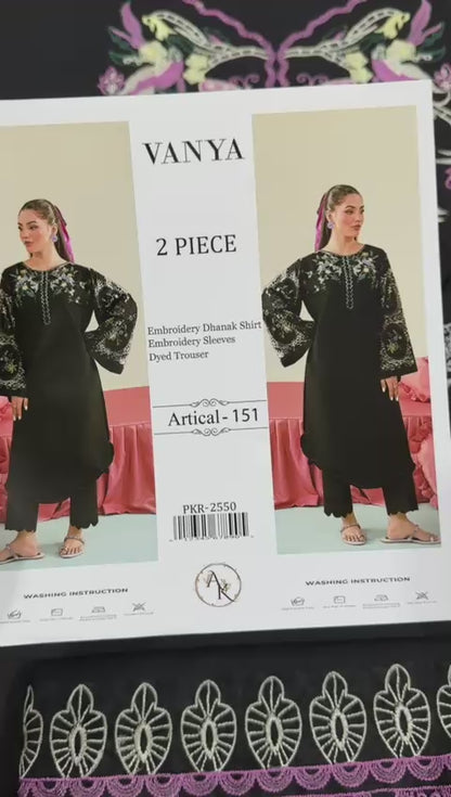 Embroidered Dhanak 2 Piece D-8